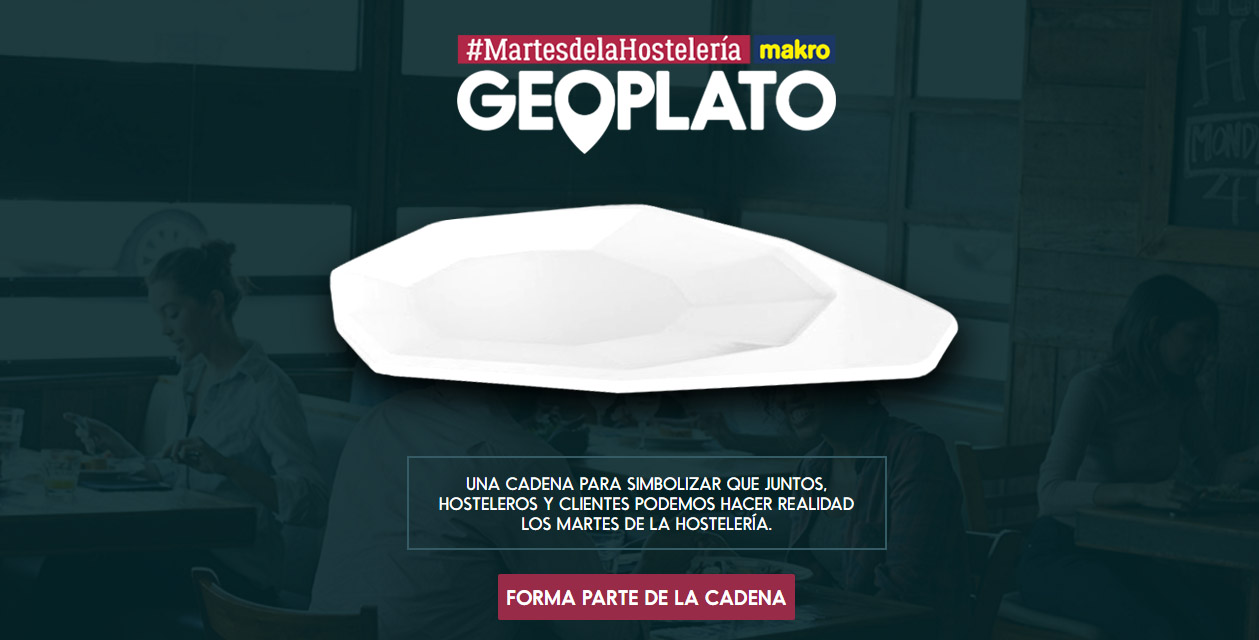 Geoplato es una iniciativa enmarcada en el movimiento #MartesdelaHostelería.