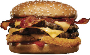 Double Western Bacon Cheeseburger de Carl's Jr.