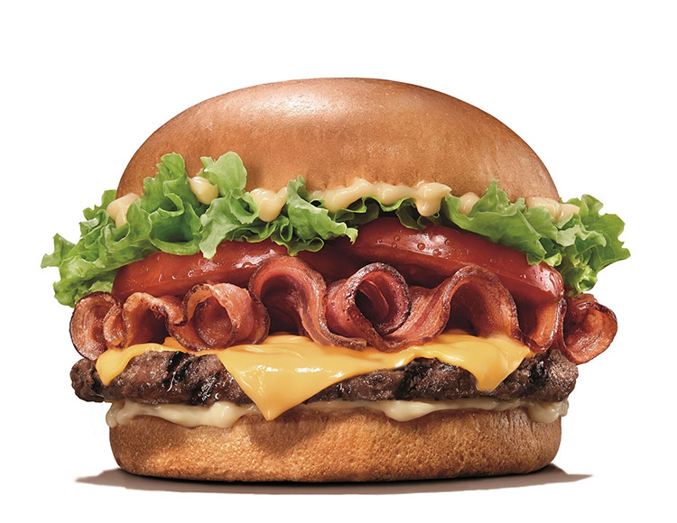 Nueva hamburguesa premium The King Cheddar.