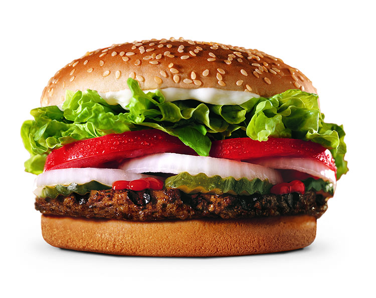 El menú Whopper seguido del Big King, fue el favorito de los clientes españoles de Burger King en España.