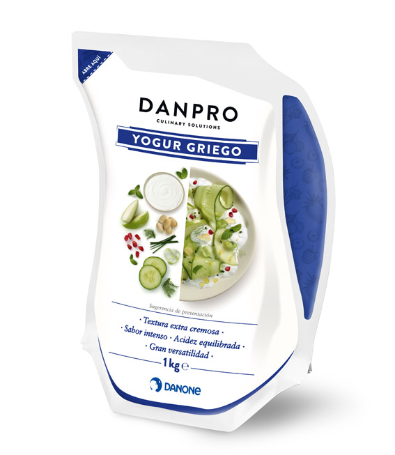 DanPro es una producto específico de Danone para el canal horeca que sirve como base para elaboraciones.