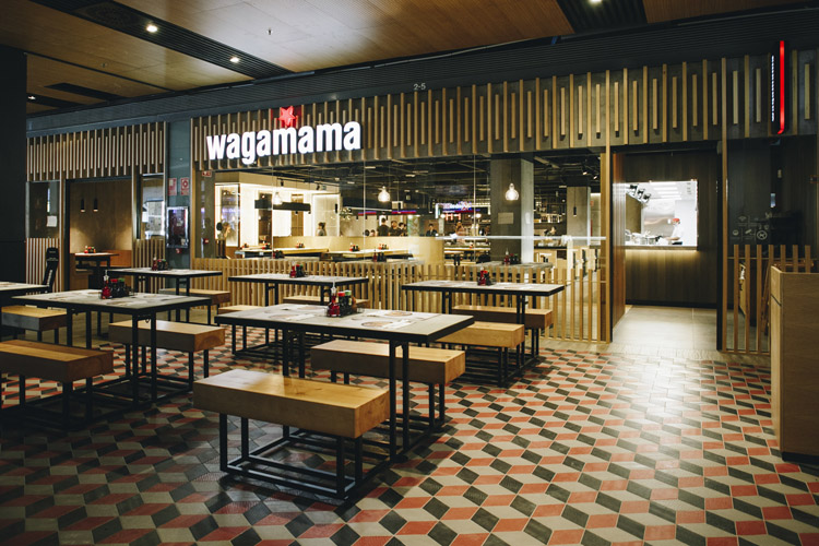Nuevo restaurante wagamama en el el Centro Comercial Equinoccio de Majadahonda.