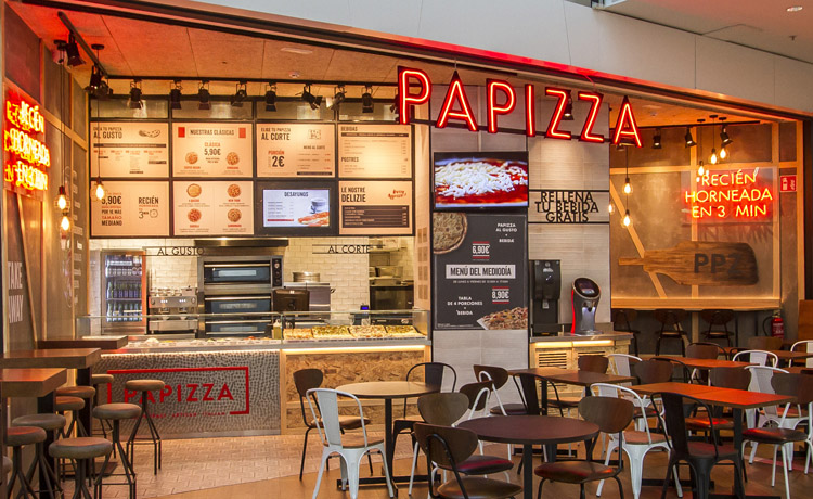 El nuevo formato de Papizza también incorpora una imagen renovada de la marca original.